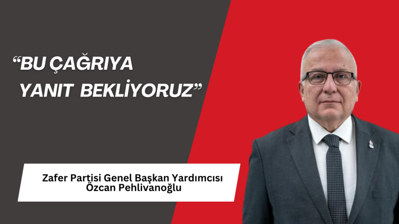 Özcan Pehlivanoğlu: Ümit Özdağ’ın İttifak Çağrısı Türkiye İçin Kritik Bir Adımdır