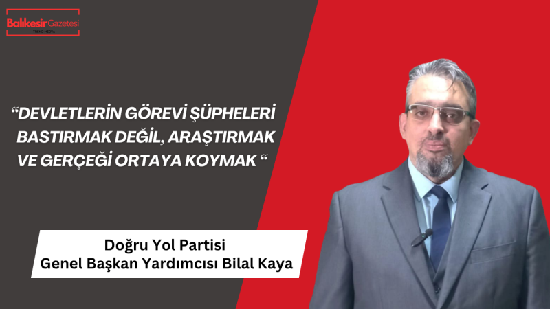 Bilal Kaya’dan “Chemtrails” Tartışmalarına Dair Açıklama: “Şeffaflık ve Bilimsel Araştırma Şart”