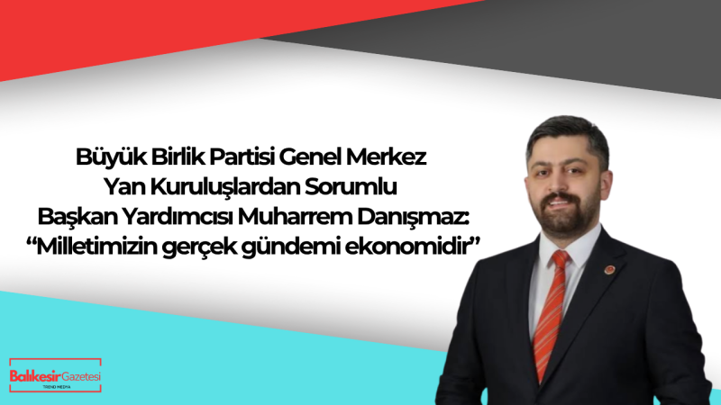 BBP’li Muharrem Danışmaz’dan Enflasyon Tepkisi: “Toplumun Her Kesimi Ekonomik Baskı Altında”
