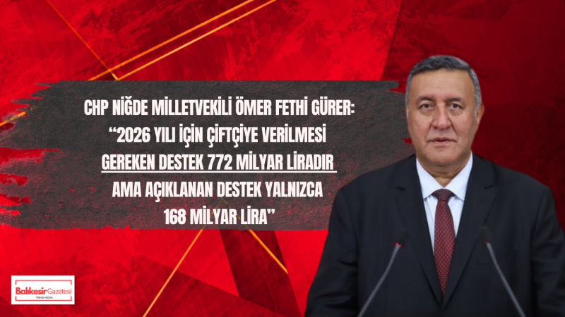 CHP Niğde Milletvekili Ömer Fethi Gürer, TRend MEDYA’ya Konuştu.!