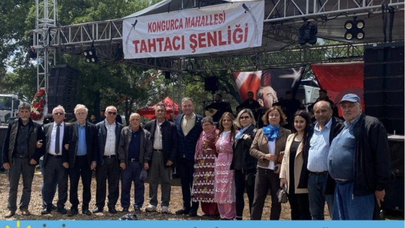 İYİ Parti Balıkesir İl Başkanı Hasan Fehmi Yörük Kongurca Şenliği’nde Vatandaşlarla Buluştu
