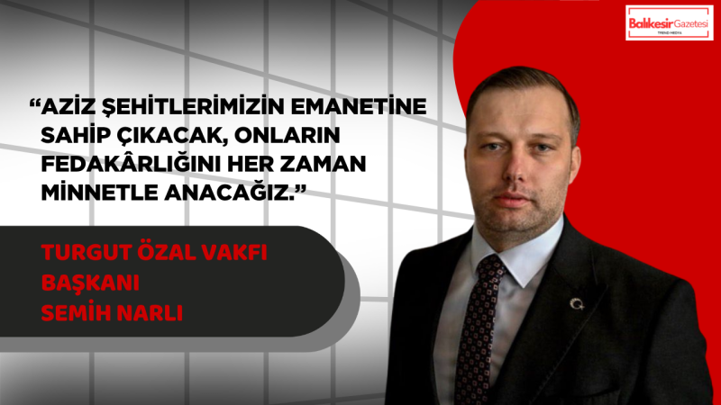 Semih Narlı’dan Şehit Polisler İçin Taziye Mesajı: “Kahraman Polislerimizin Fedakârlığı Milletimizin Hafızasında Yaşayacaktır”