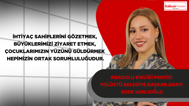 Sude Vanlıoğlu’ndan Tokat ve Yolüstü’ne bayram mesajı