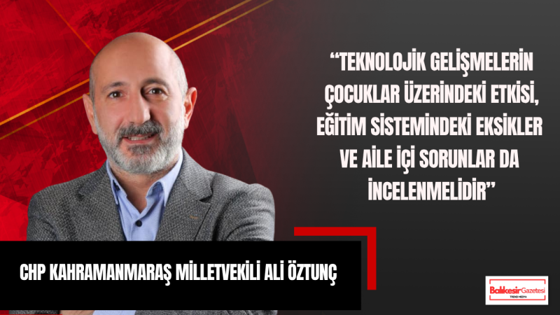 Milletvekili Ali Öztunç TRend MEDYA’ya Konuştu
