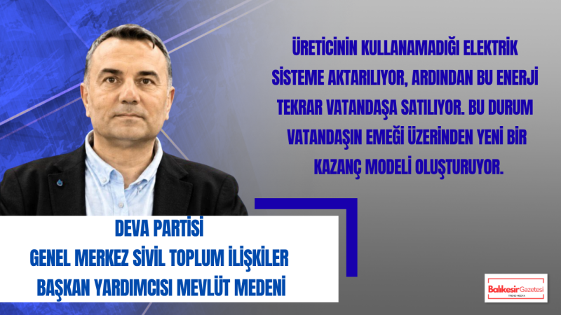 DEVA’lı Medeni: Esnaf borcu değil faiz yükünü taşıyor