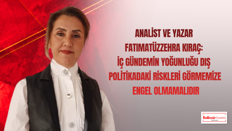 Fatımatüzzehra Kıraç: Mavi Vatan Gözden Kaçırılacak Bir Mesele Değildir