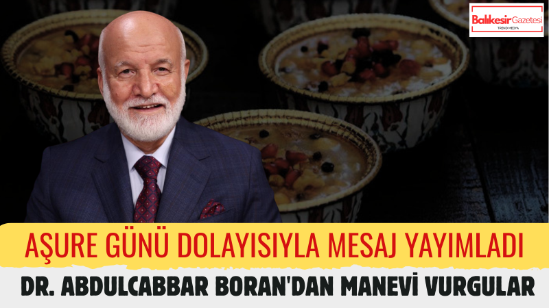 Dr. Abdulcabbar Boran: “İslâm, Nuh'un Gemisidir, O Gemiye Binen Kurtulur”