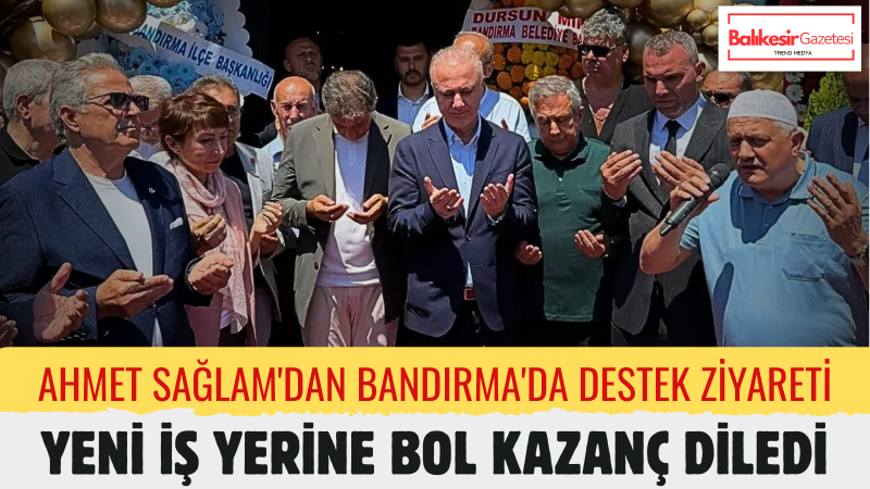 Ahmet Sağlam: Üreten, İstihdam Sağlayan Her Girişim Şehrimize Değer Katmaktadır