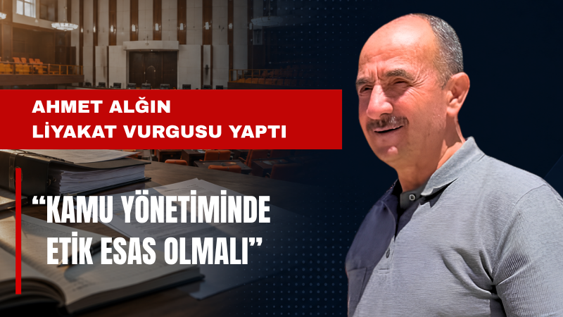 CHP Sındırgı İlçe Başkanı Ahmet Alğın: 