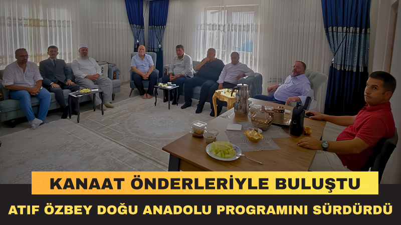 Atıf Özbey: Iğdır’da Taziye Programında Birlik Ve Dayanışma Duygularını Paylaştık