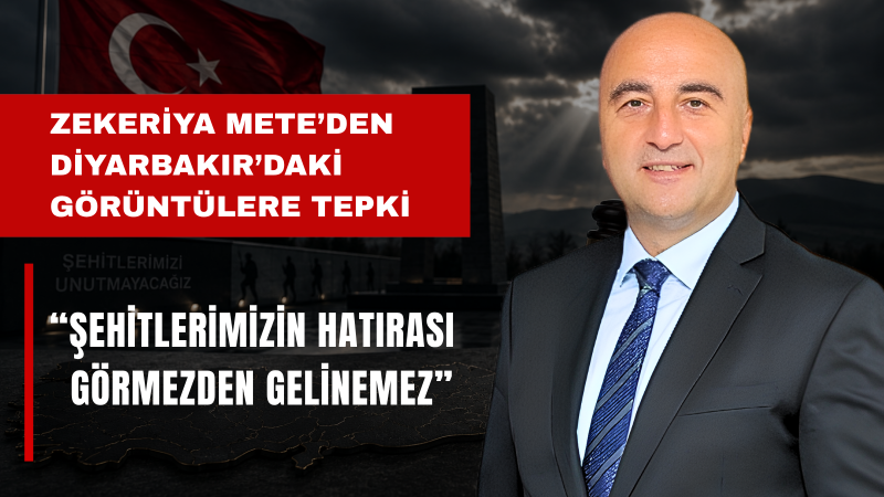 Zafer Partisi Genel Başkan Yardımcısı Zekeriya Mete: Terörün Sembollerine Sessizlik Milletimizin Vicdanını Yaralar