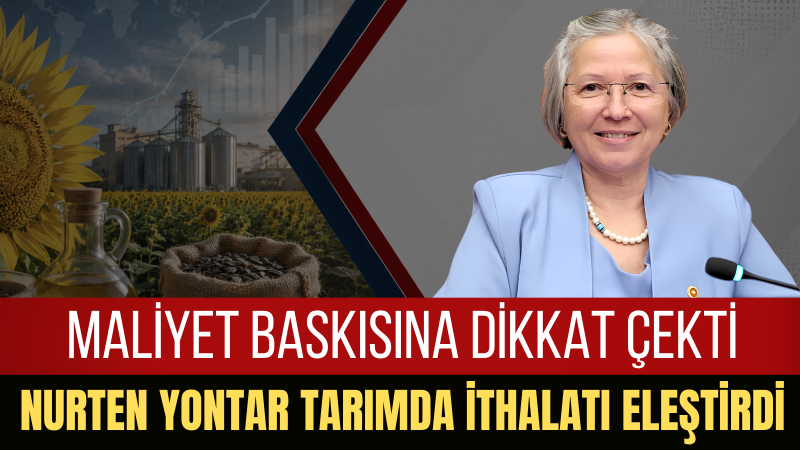 CHP'li Nurten Yontar: “31,7 Milyar Dolarlık İthalatın Bedelini Çiftçimiz Ödüyor” 